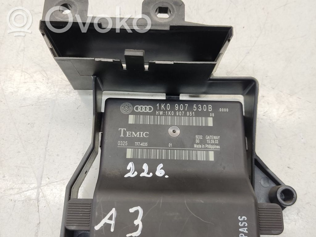 Audi A3 S3 8P Module de passerelle 