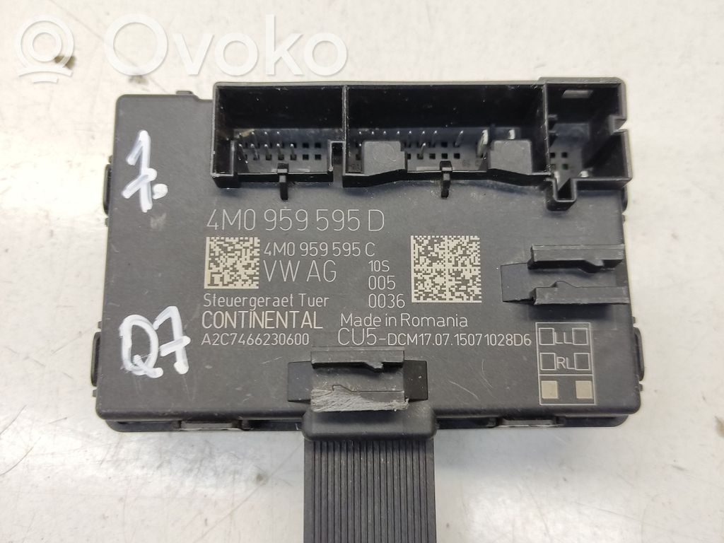 Audi Q7 4M Door control unit/module 