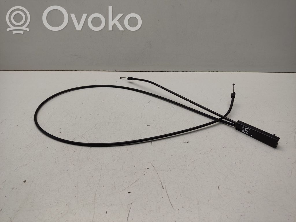 BMW 3 E90 E91 Système poignée, câble pour serrure de capot 
