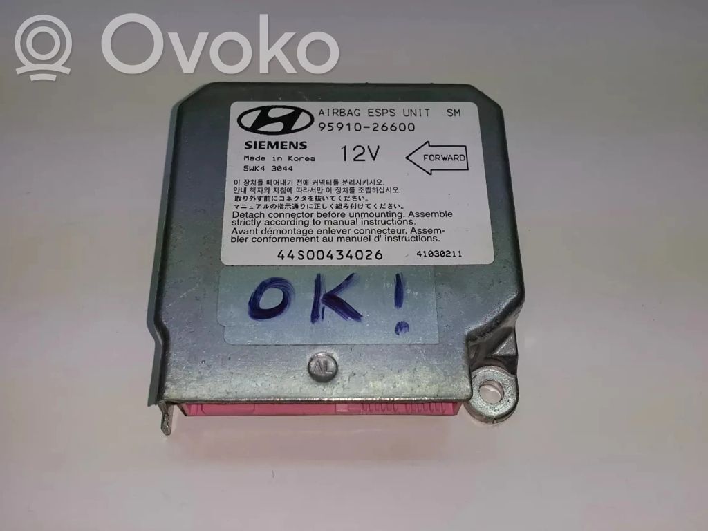 Hyundai Santa Fe Airbag control unit/module 