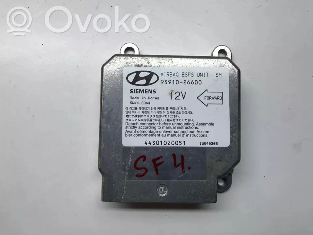 Hyundai Santa Fe Airbag control unit/module 