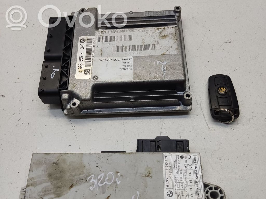 BMW 3 E90 E91 Engine ECU kit and lock set 