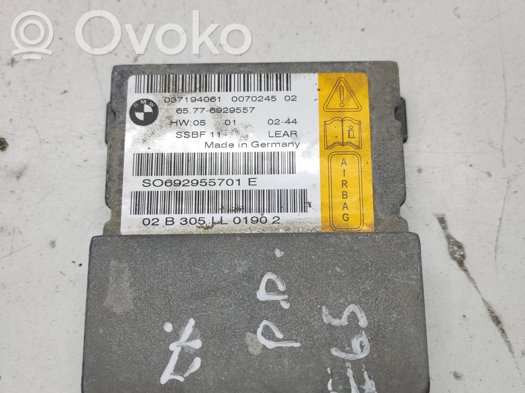 BMW 7 E65 E66 Airbag control unit/module 