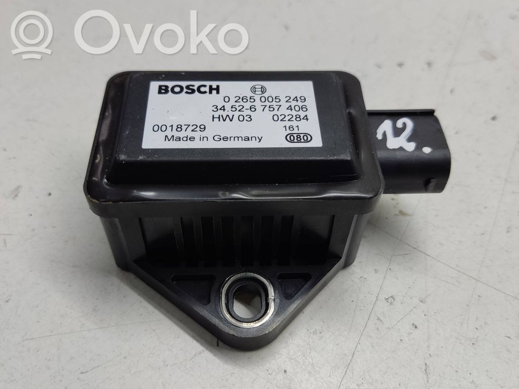BMW 7 E65 E66 ESP acceleration yaw rate sensor 