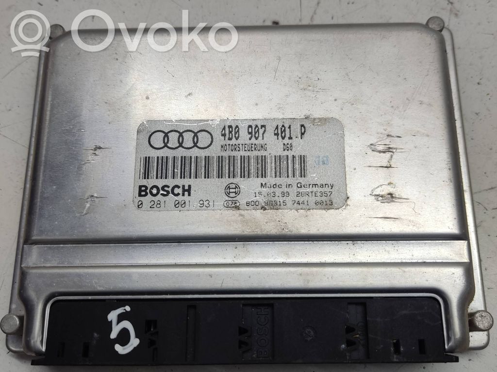 Audi A6 Allroad C5 Engine control unit/module 