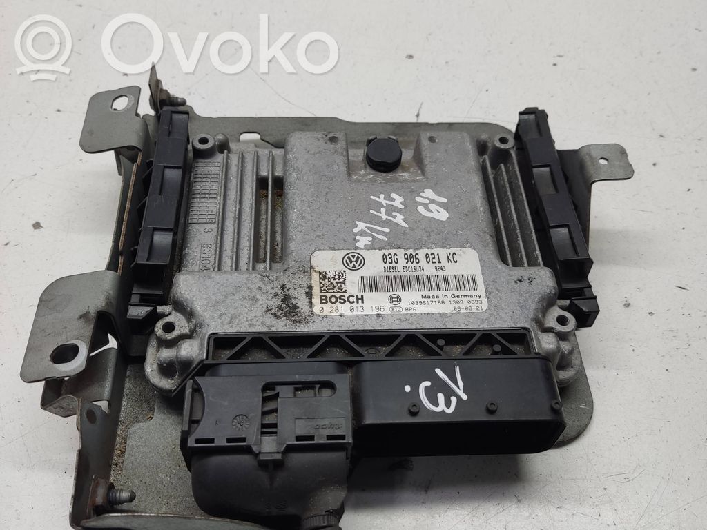 Engine control unit/module   03G906021KC,0281013196,1039S17168,03G906021