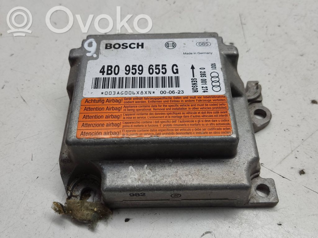 Audi A6 S6 C5 4B Airbag control unit/module 