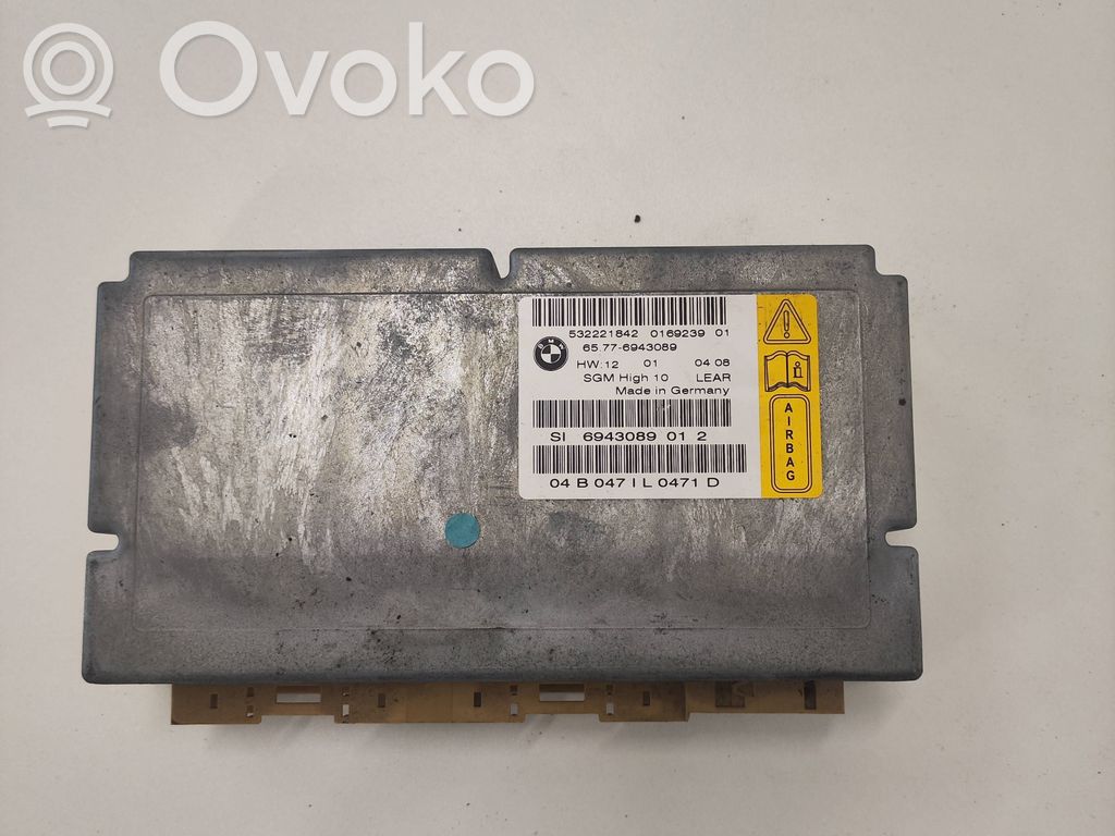 Centralina/modulo airbag   532221842,6943089,65776943089