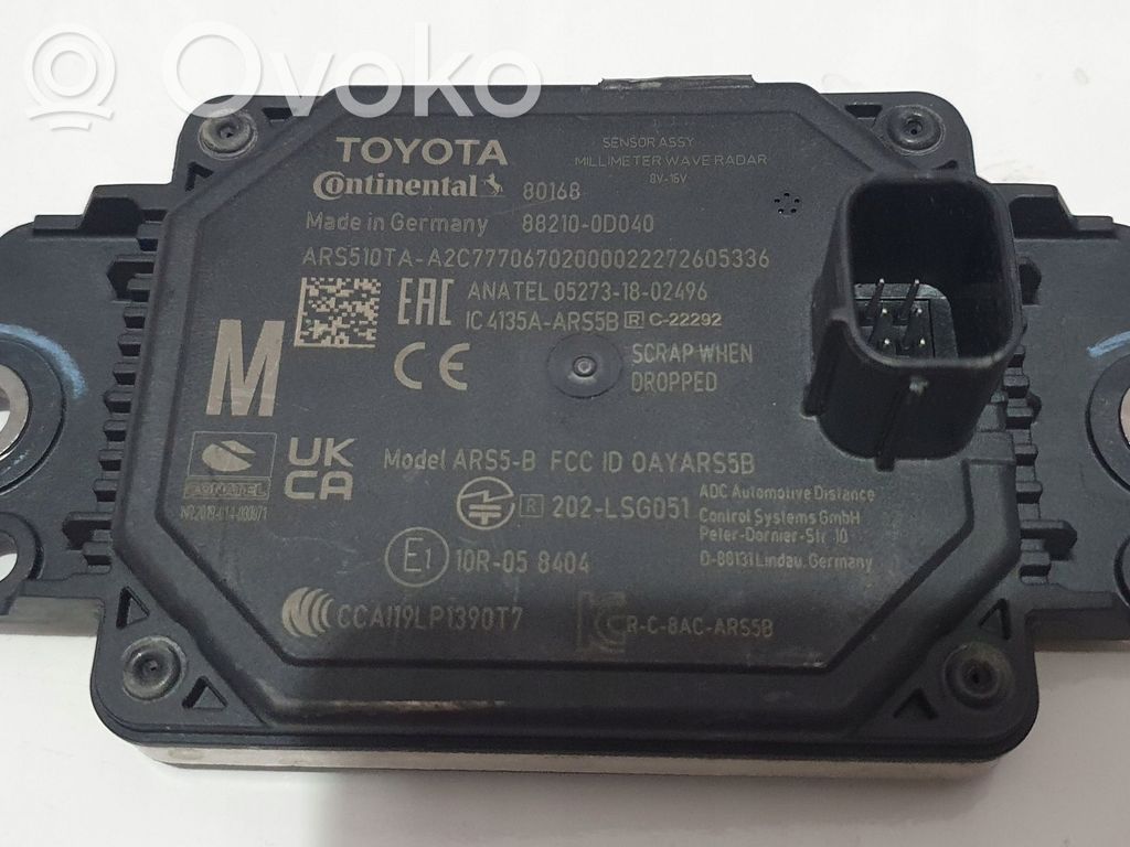 Toyota Yaris XP210 Sensor de radar Distronic 