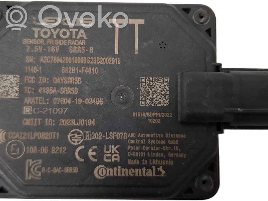 Sensor de radar Distronic   882B1F4010,2023LJ0194,076041902496,4135ASRRB55,882B1F4010