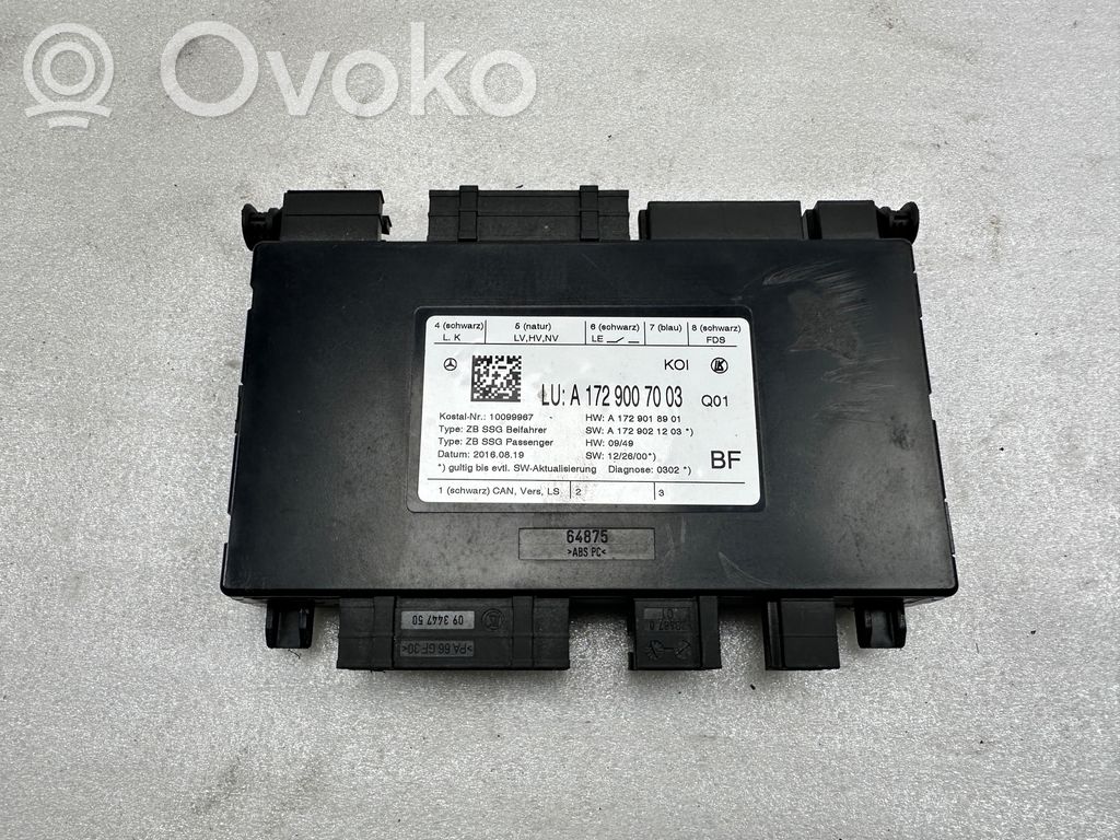 Mercedes-Benz E A207 Module de commande de siège 