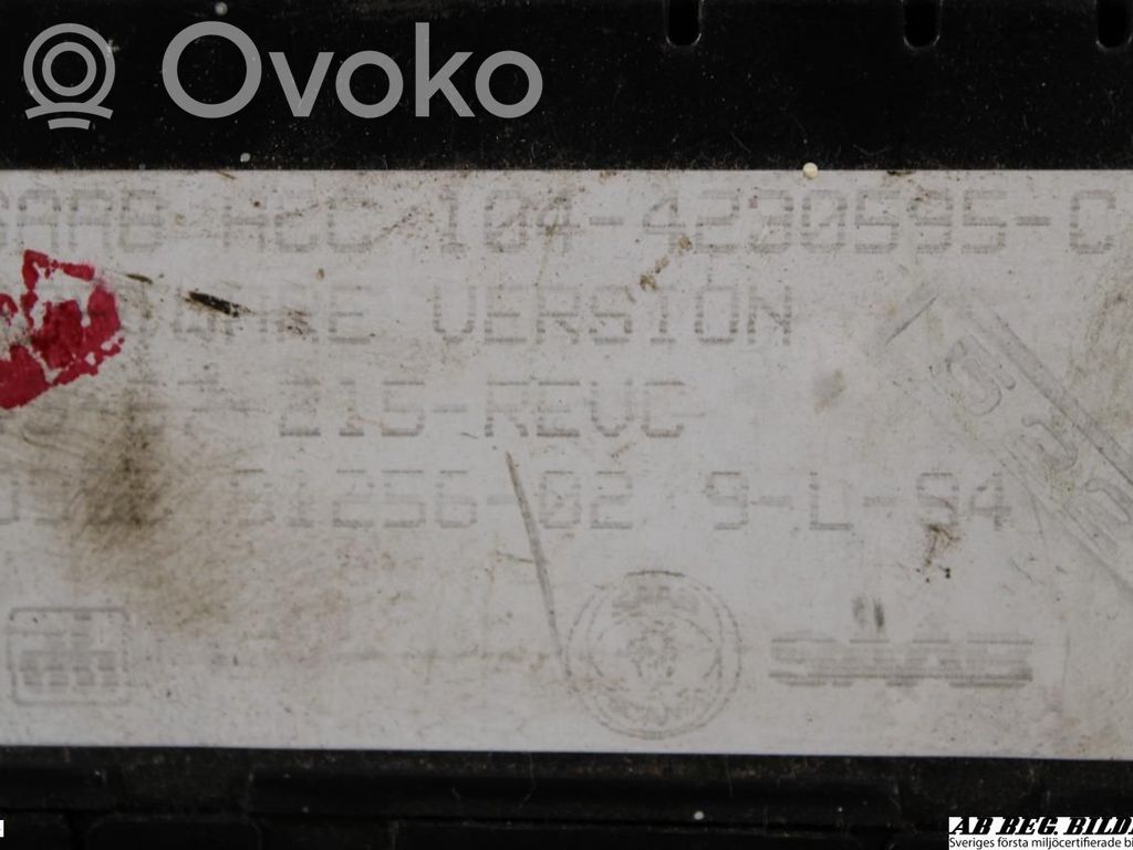 Saab 900 Climate control unit 