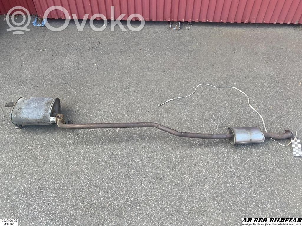 Middle muffler/silencer