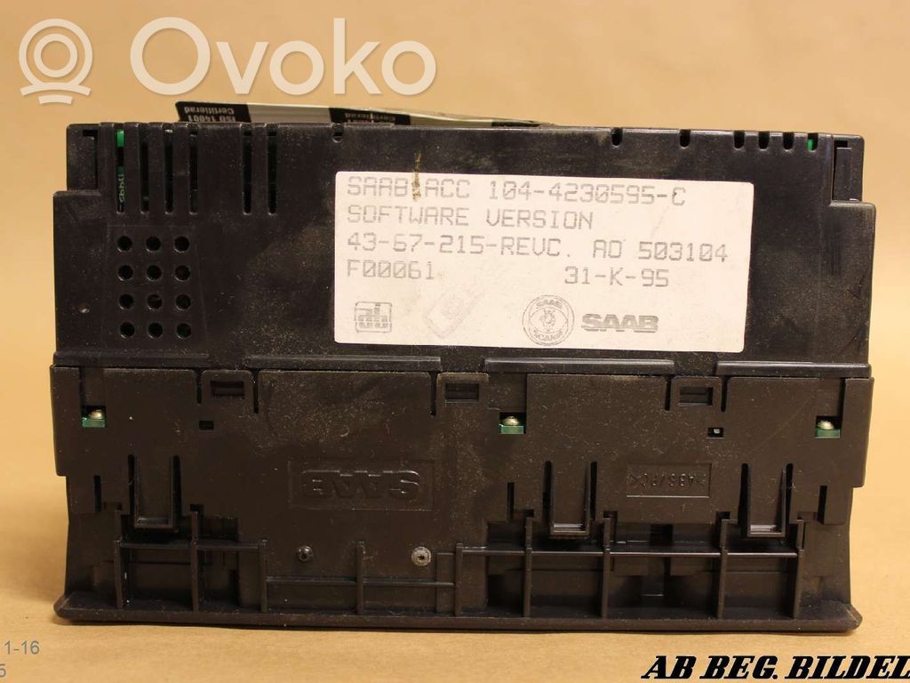 Saab 900 Climate control unit 