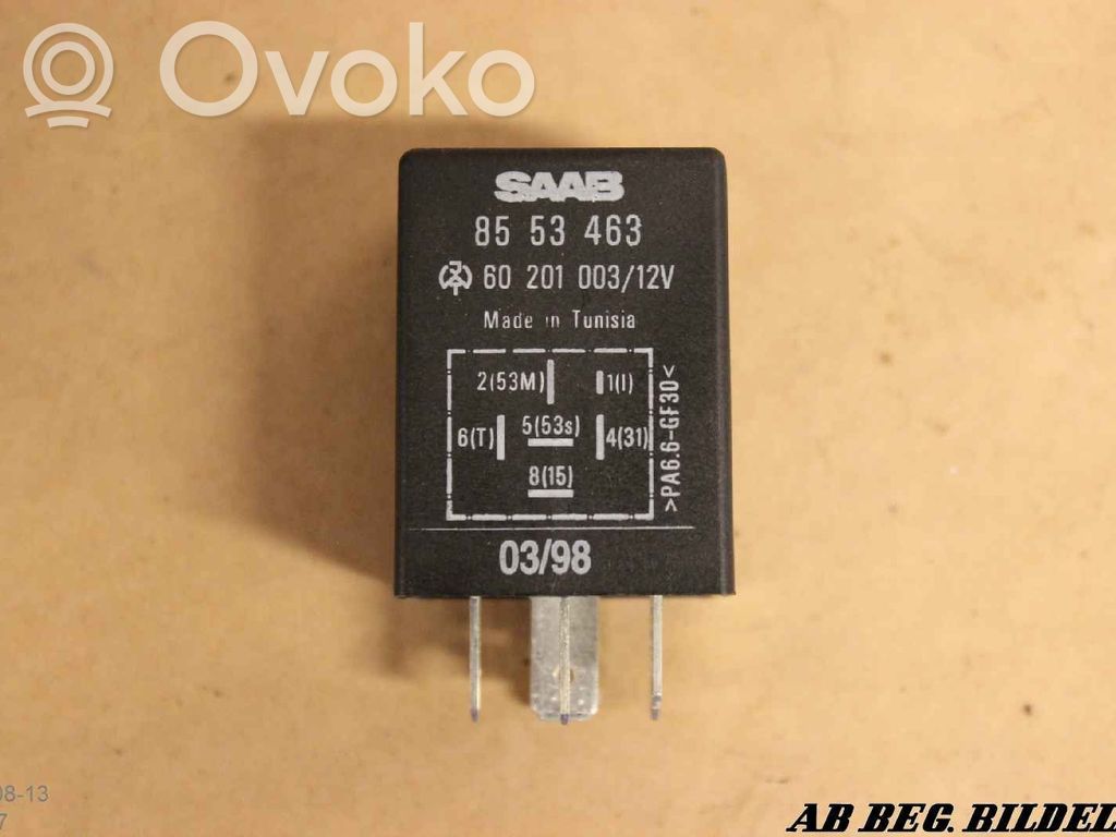 Saab 9000 CS Window wiper relay 