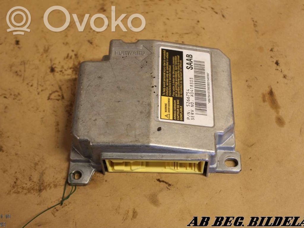 Saab 9-5 Airbag control unit/module 