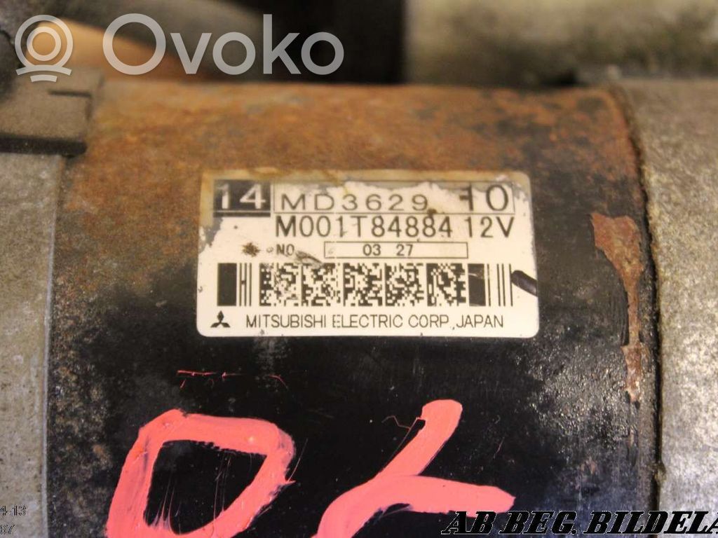 Motor de arranque   MD3629,M001T84884