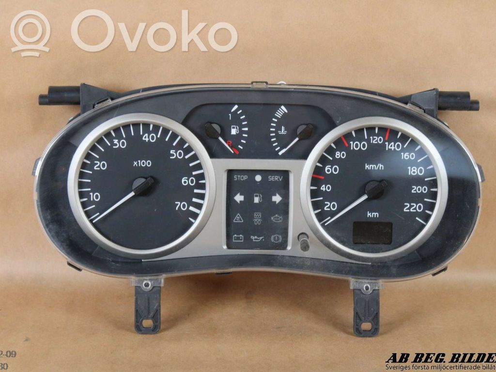 Renault Clio II Speedometer (instrument cluster) 