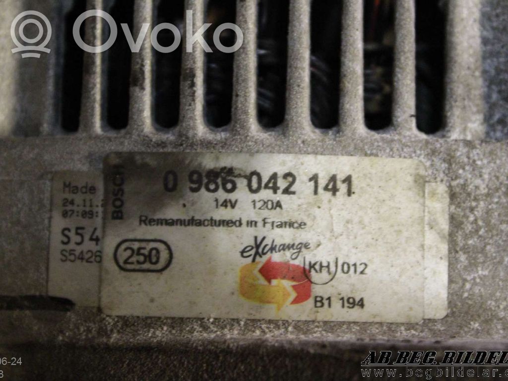 Volvo S40, V40 Generatorius 
