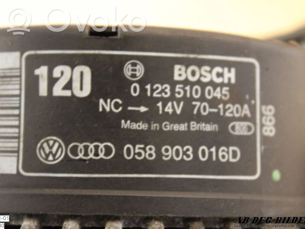 Audi A6 S6 C5 4B Generatorius 