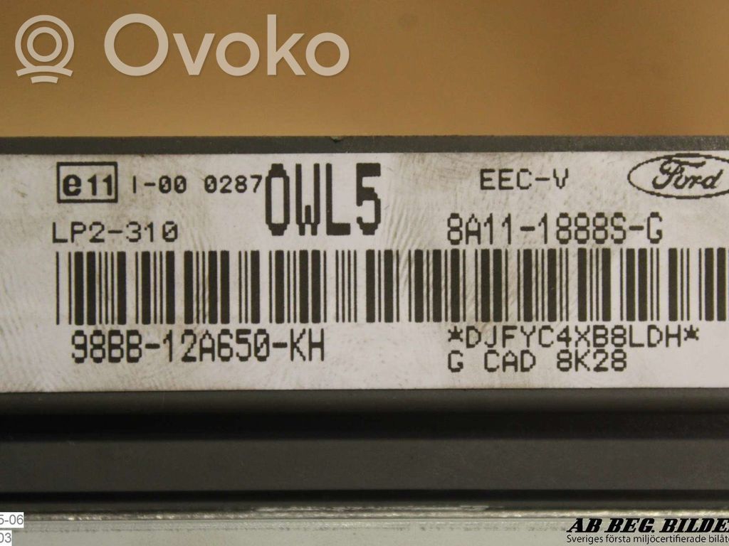 Ford Mondeo MK II Injection control unit/module 