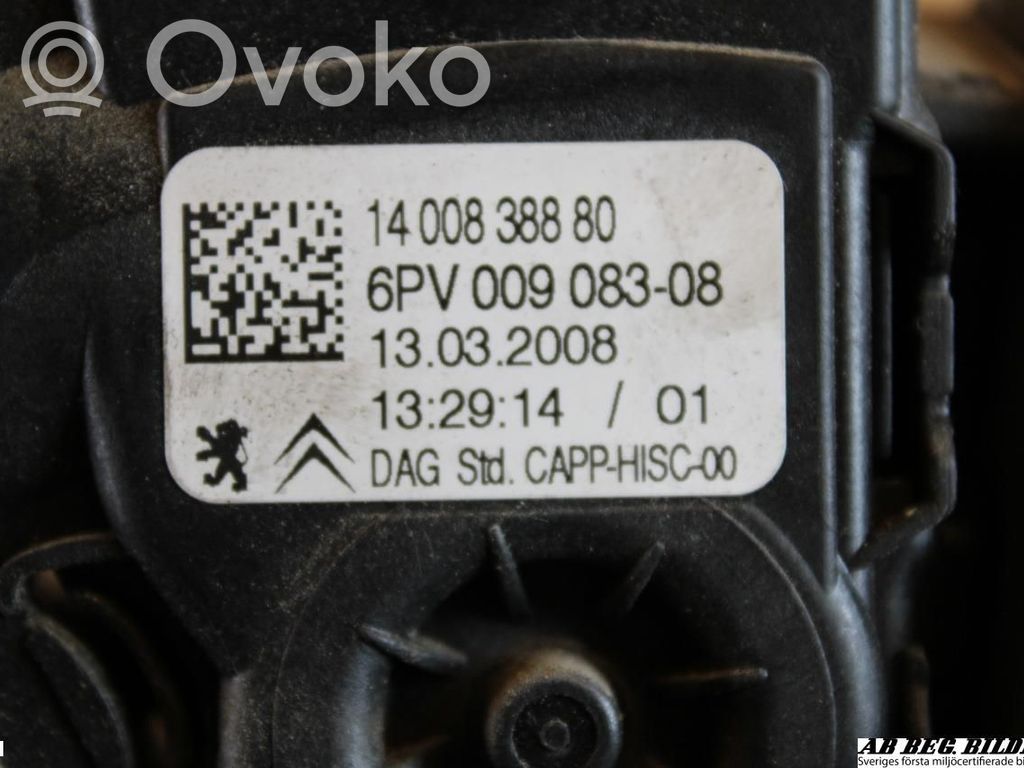 Citroen Jumpy Accelerator throttle pedal 
