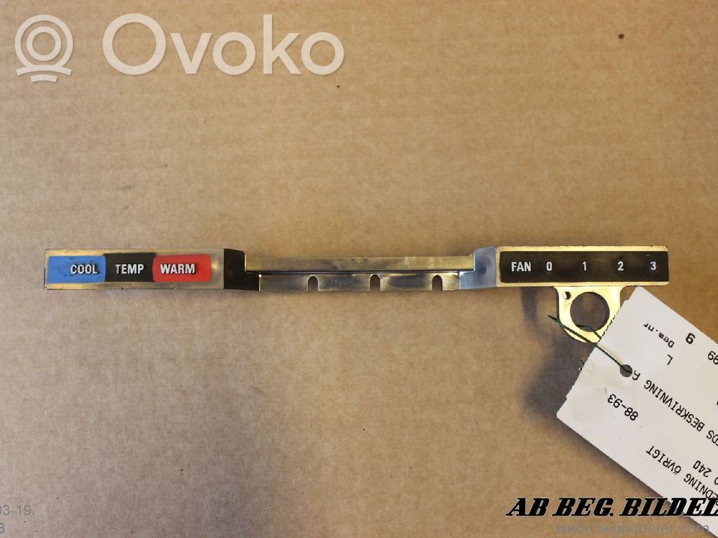 Volvo 240 Autres pièces intérieures