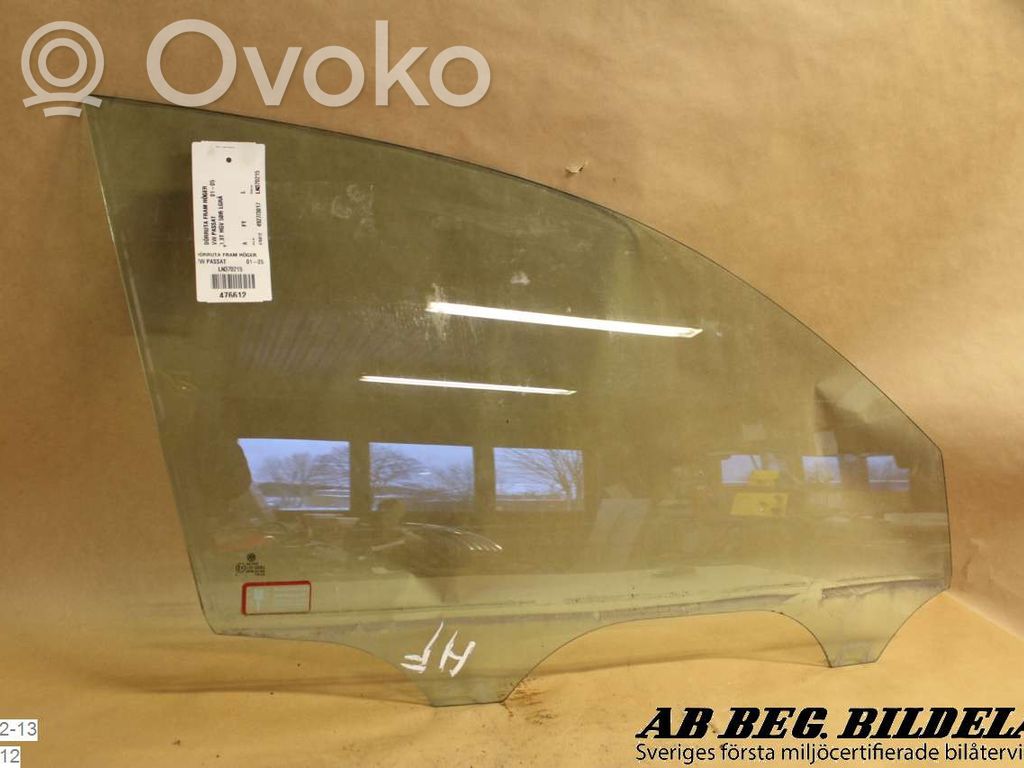 Volkswagen PASSAT B5.5 Vitre de fenêtre porte avant (4 portes) 
