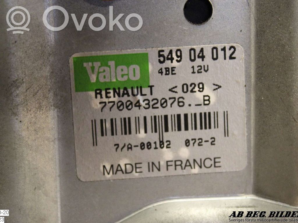 Renault Scenic RX Motor ștergător lunetă 