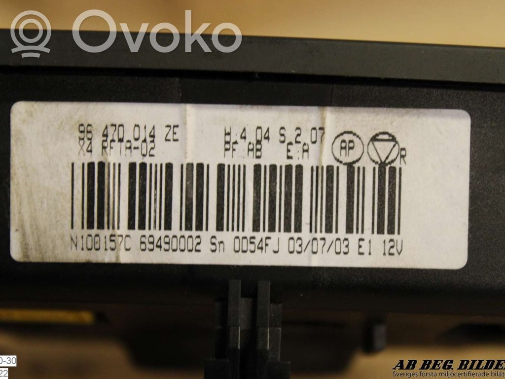 Citroen C5 Unitate control climatizare 