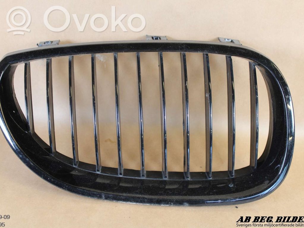 BMW 5 E60 E61 Etupuskurin ylempi jäähdytinsäleikkö