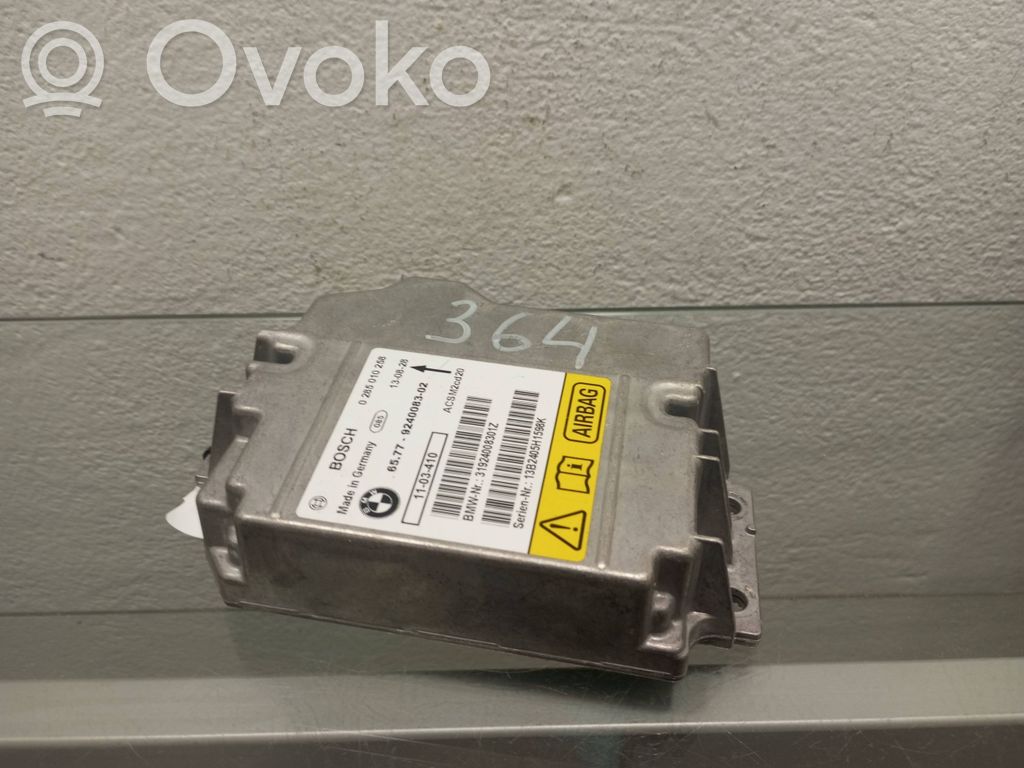 BMW X5 E70 Sterownik / Moduł Airbag 