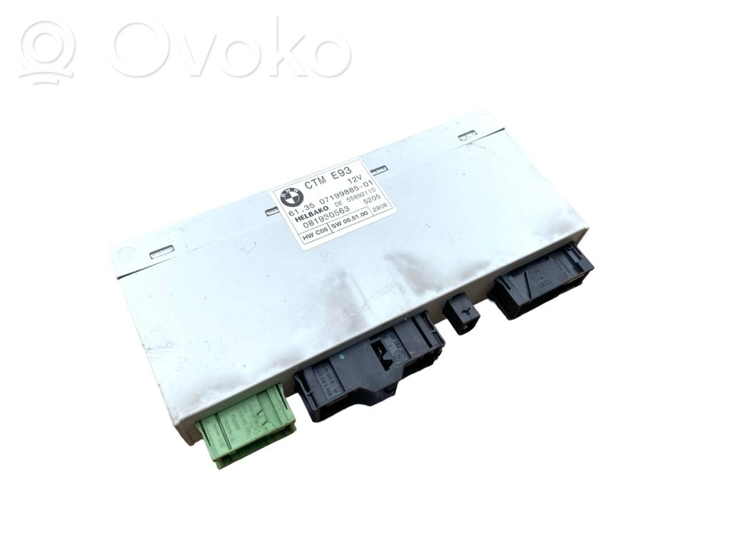 Other control units/modules   07199885,613507199885