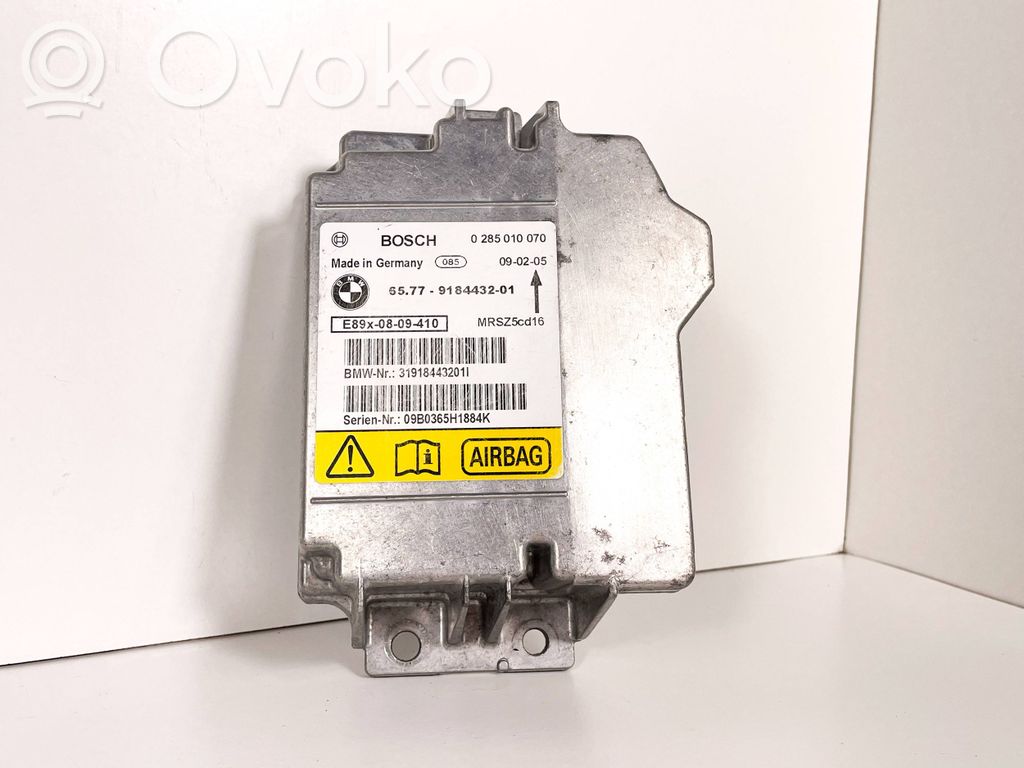 Airbag control unit/module   9184432,31918443201I,0285010070,65779184432,MRSZ5C016