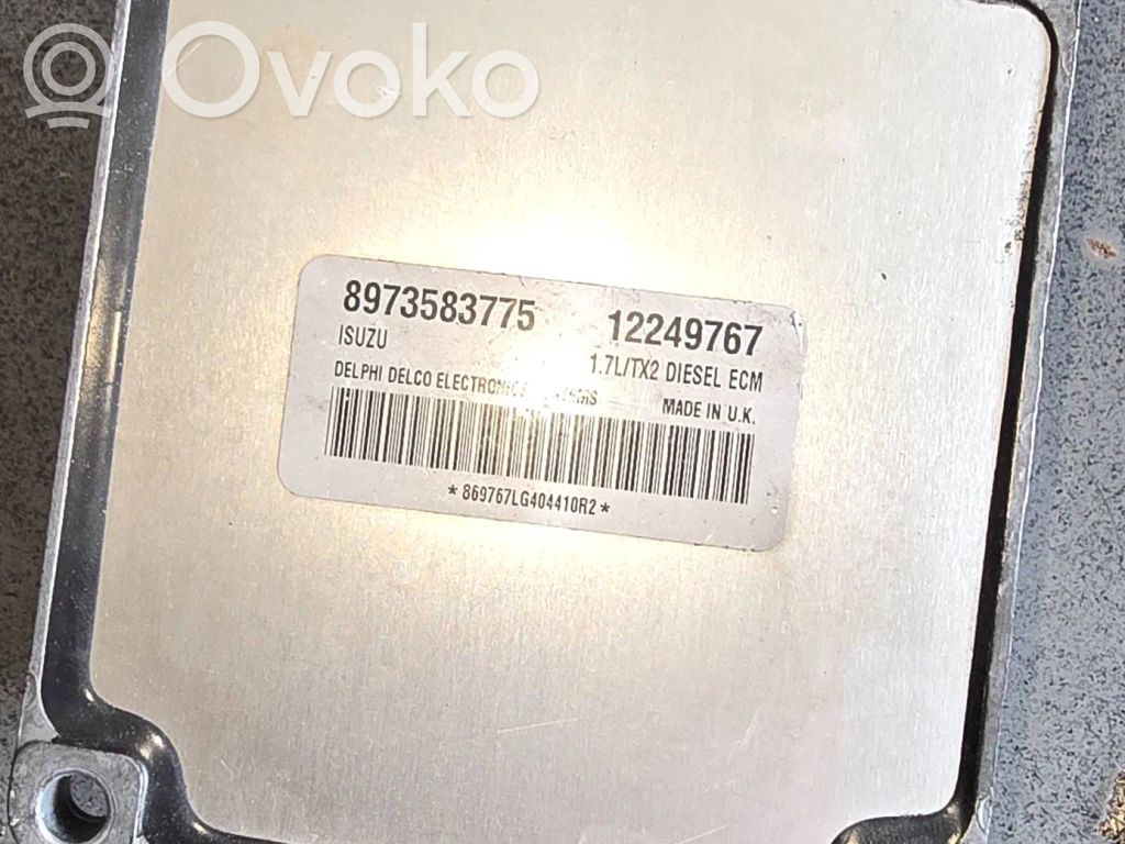 Opel Astra H Engine control unit/module 