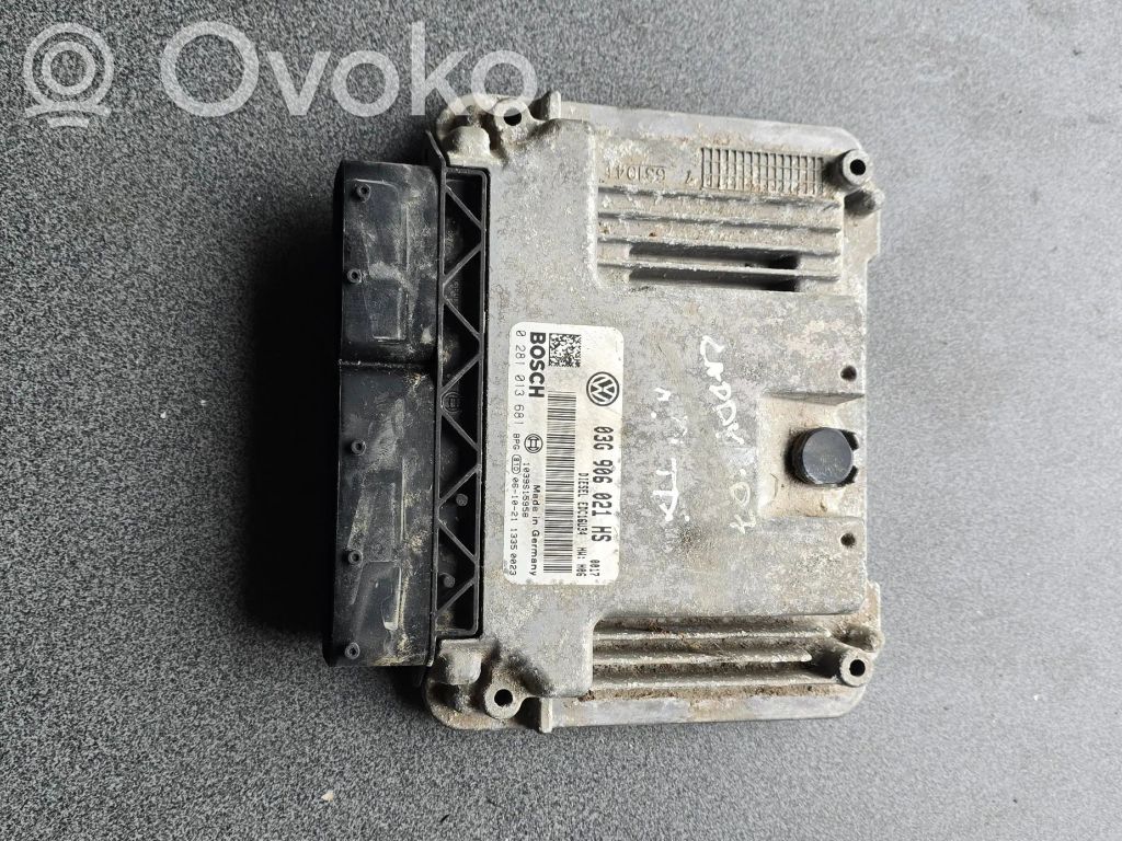 Engine control unit/module   03G906021HS,0281013681