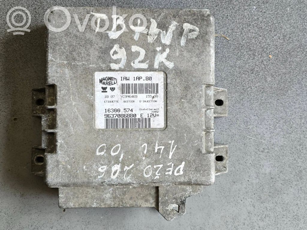 Peugeot 206 Engine control unit/module 