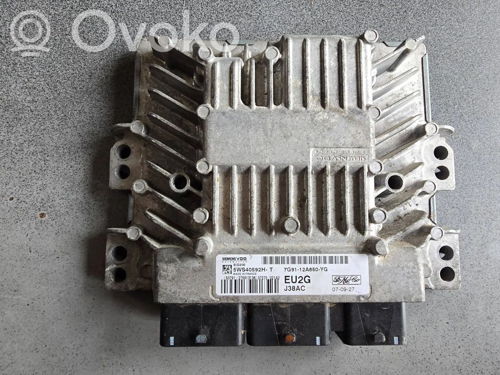 Engine control unit/module   5WS40592HT,7G9112A650YG