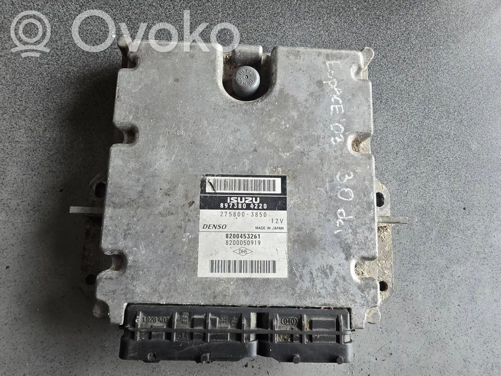 Engine control unit/module   8973804220,2758003850