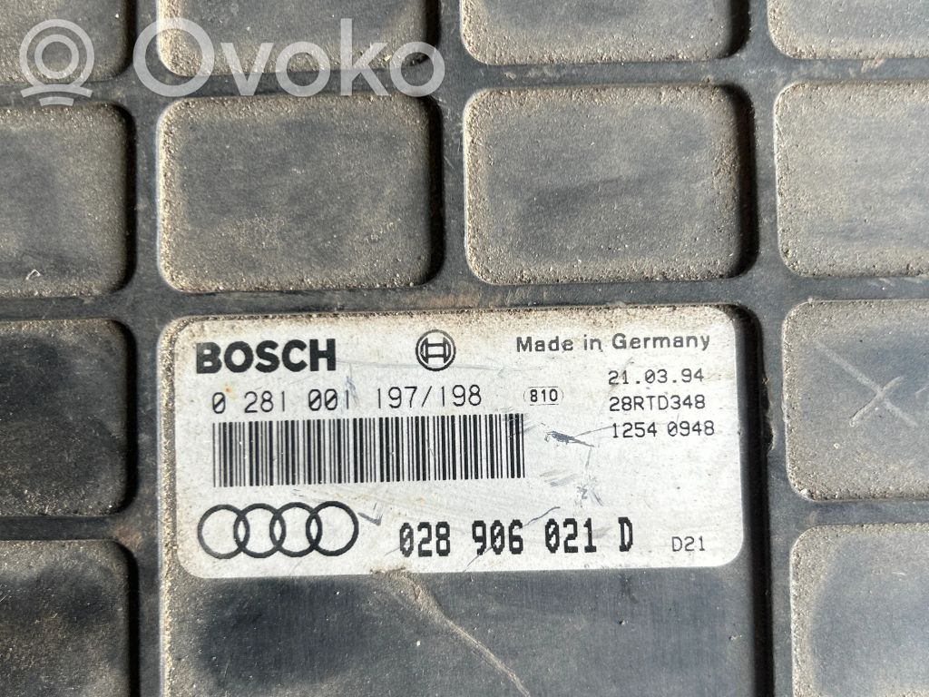 Audi 80 90 S2 B4 Engine control unit/module 