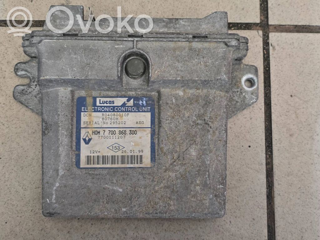 Renault Kangoo I Engine control unit/module 