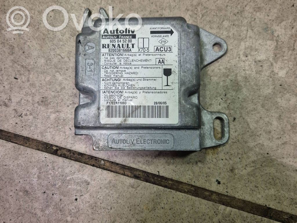 Renault Master II Airbag control unit/module 