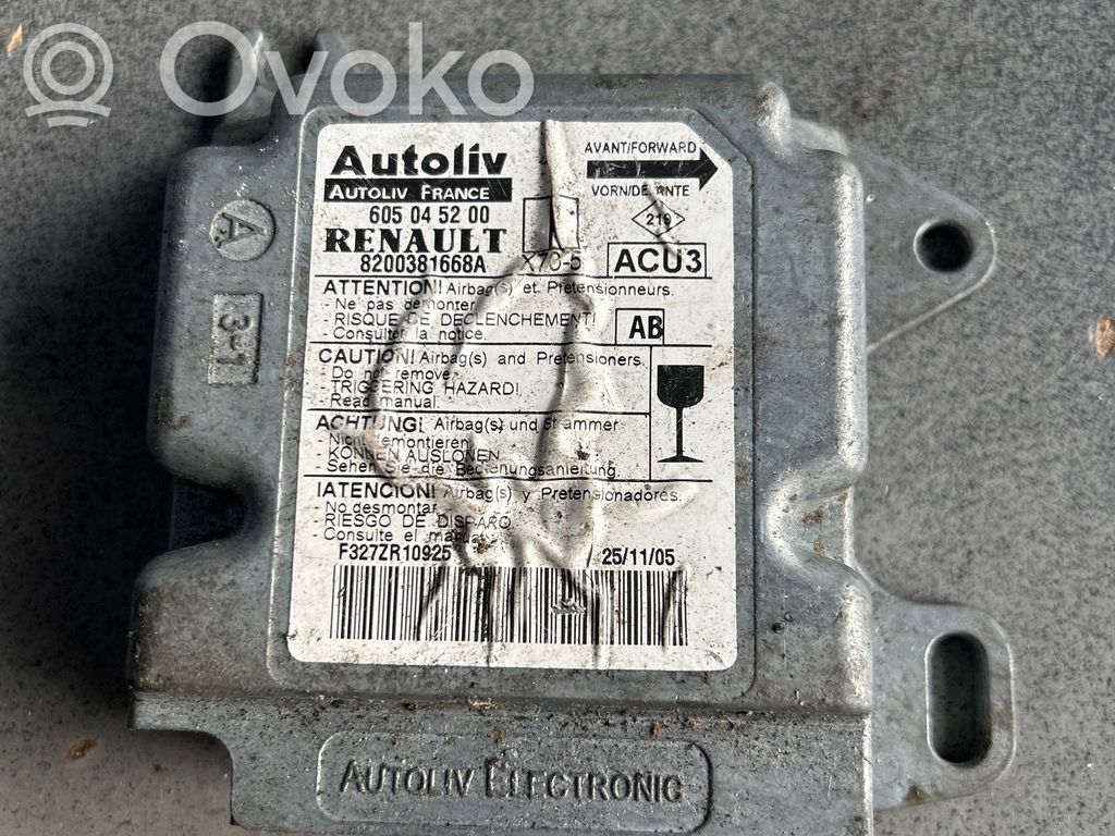 Renault Master II Airbag control unit/module 