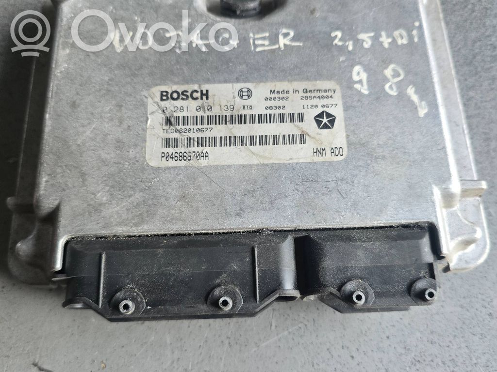 Engine control unit/module   28SA4004,0281010139,P04686870AA