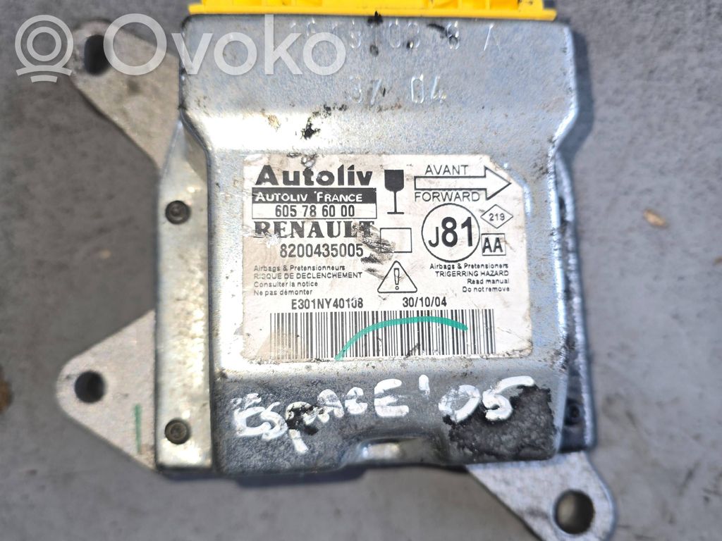 Renault Espace -  Grand espace IV Airbag control unit/module 