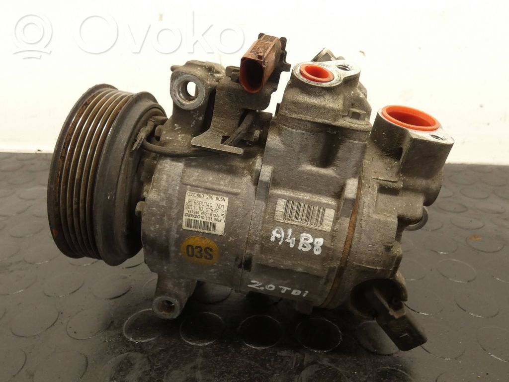Audi A4 S4 B8 8K Kompresor / Sprężarka klimatyzacji A/C 