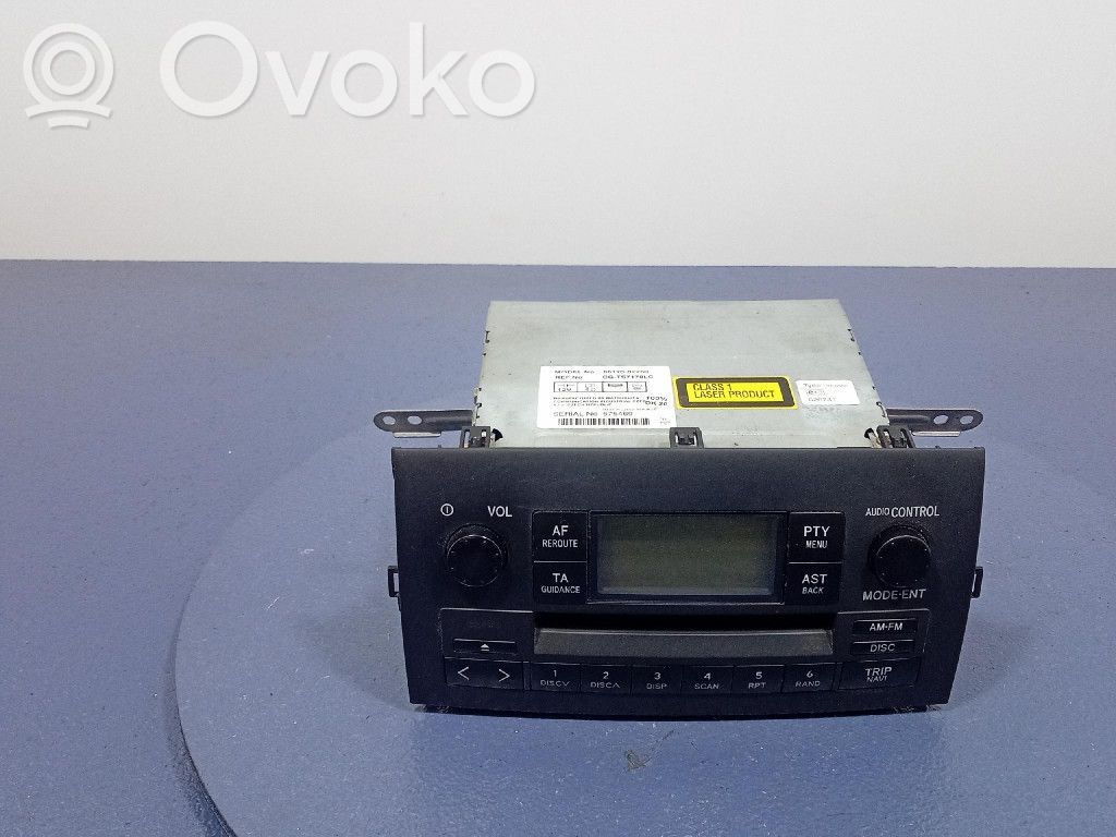 Toyota Corolla Verso E121 Radio/CD/DVD/GPS head unit 