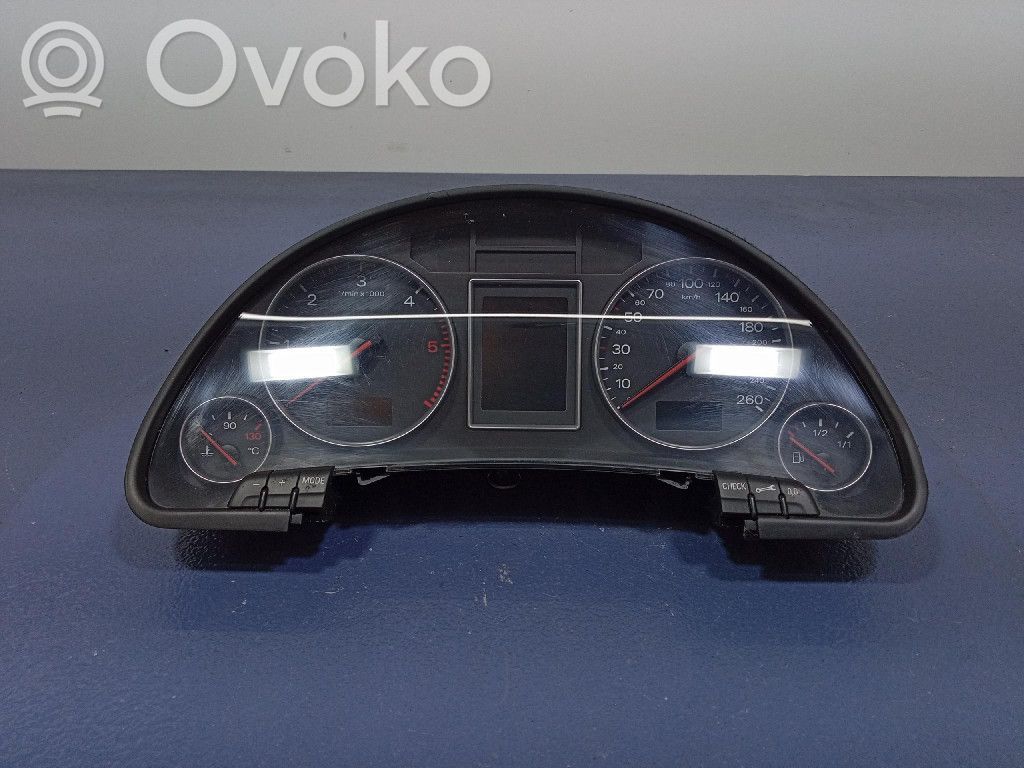 Audi A4 S4 B6 8E 8H Tachimetro (quadro strumenti) 