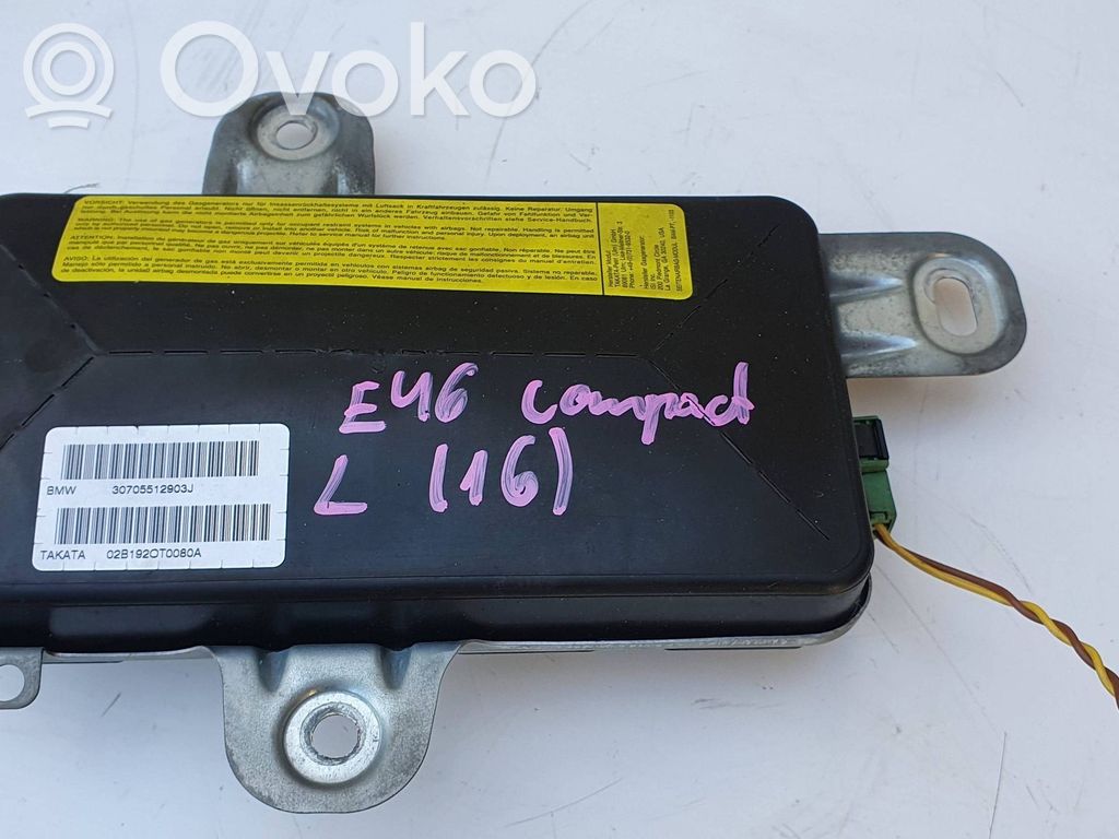 BMW 3 E46 Front door airbag 