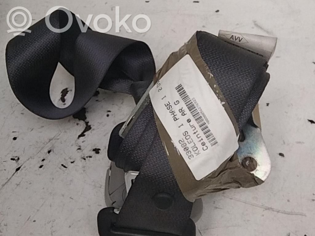 Renault Koleos I Pas bezpieczeństwa fotela tylnego 